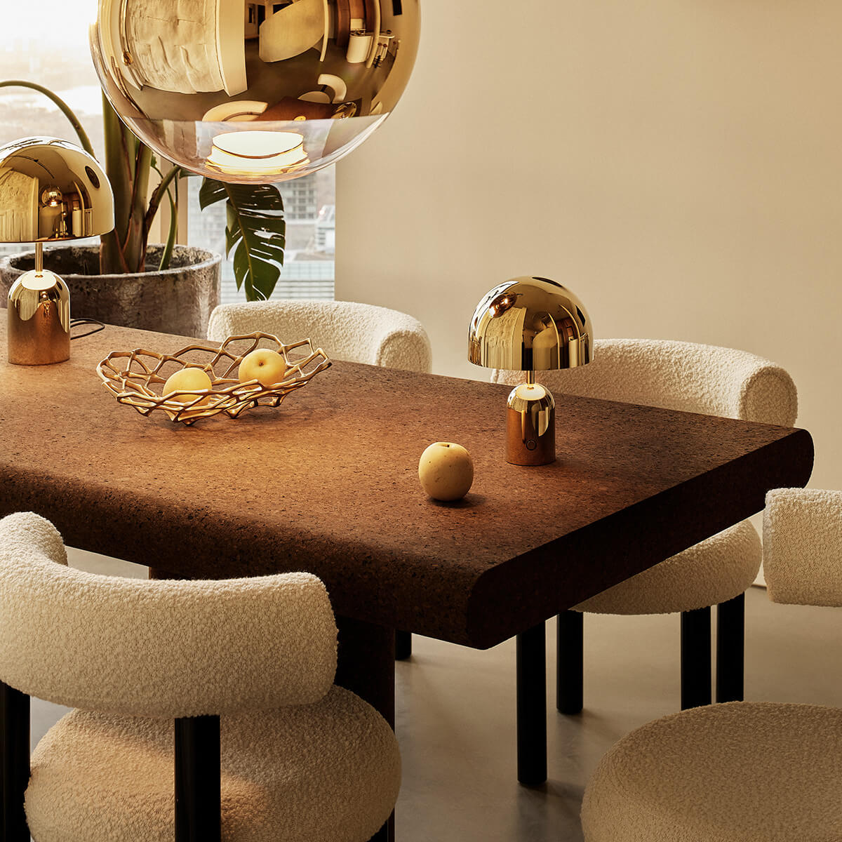 Tom Dixon Bell Portable LED Akkuleuchte, Gold