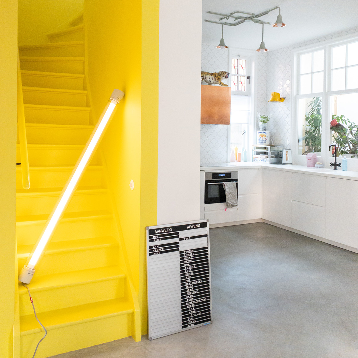 Fatboy Tjoep Large LED Wand- / Pendelleuchte, hellgrau