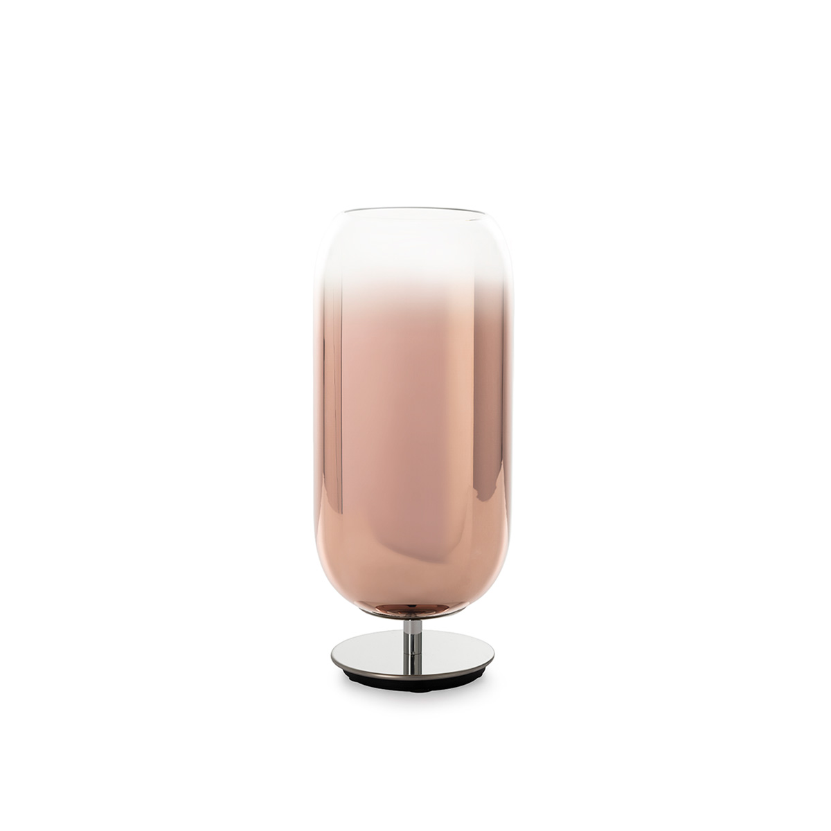 Artemide Gople Lamp Mini Tavolo, Aluminium, Schirm: kupferfarben