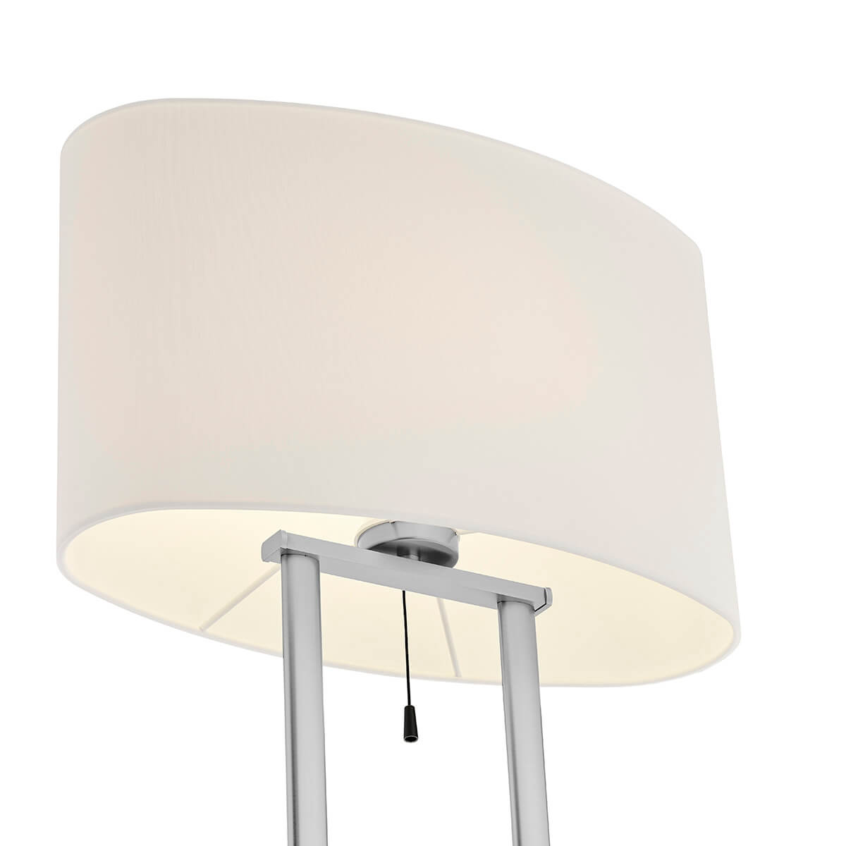 Bankamp Sempa Stehleuchte, Nickel matt, Zugschalter