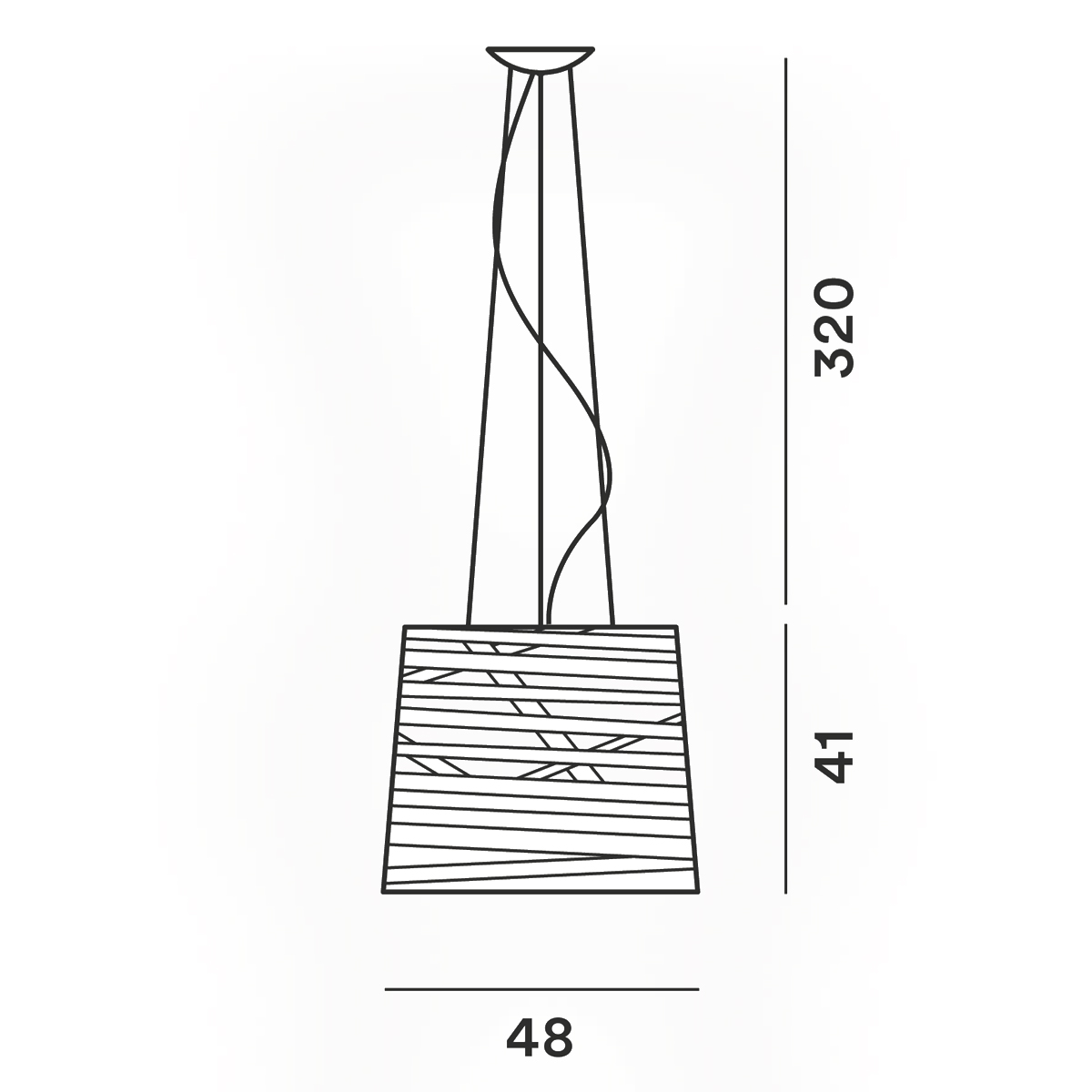 Foscarini Tress Grande LED Sospensione