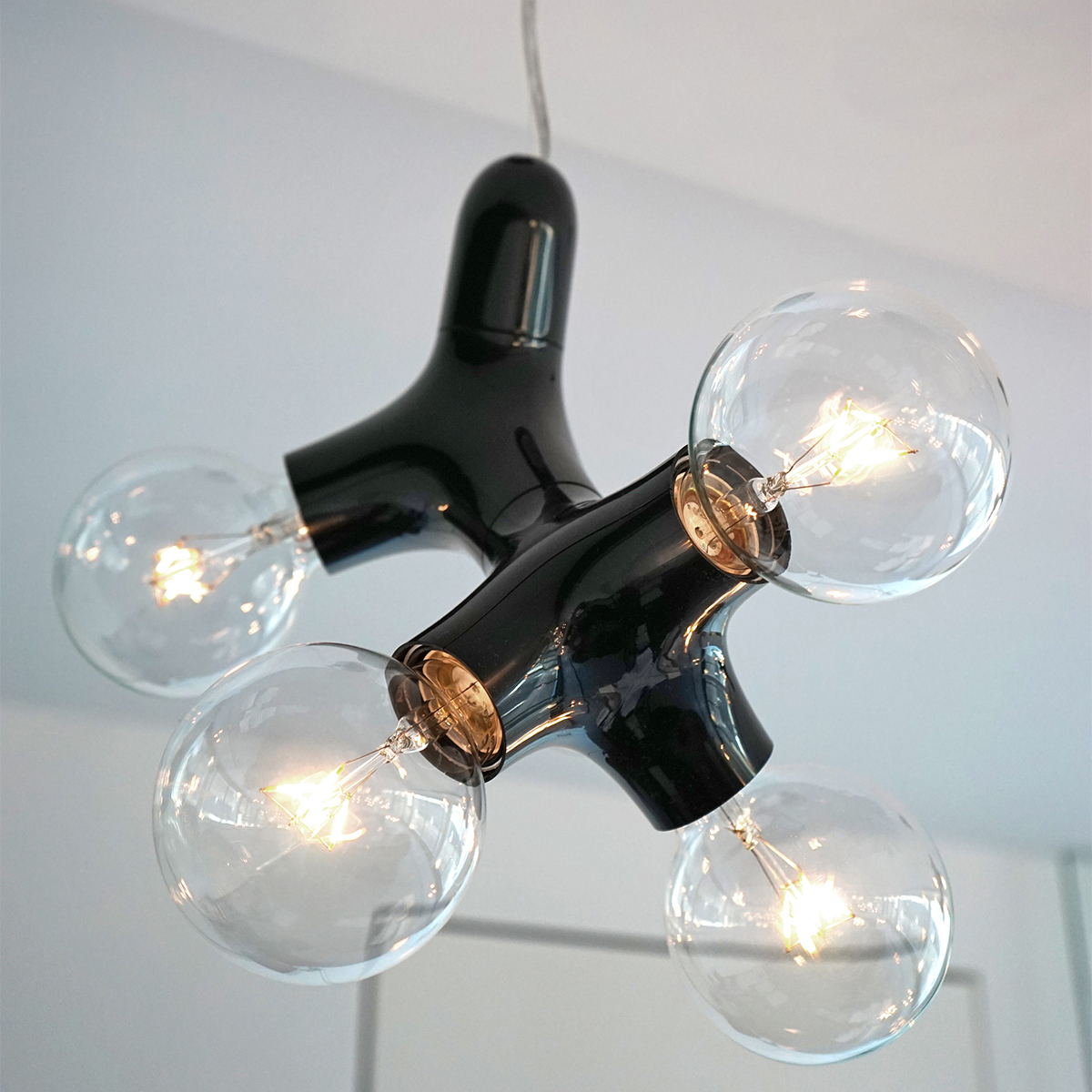 Next DNA Double Pendelleuchte, schwarz (Leuchtmittel nicht inbegriffen)