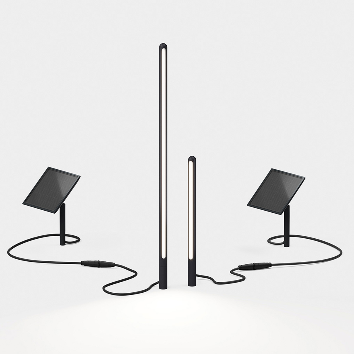 Kal solar LED Solarleuchte mit Erdspieß