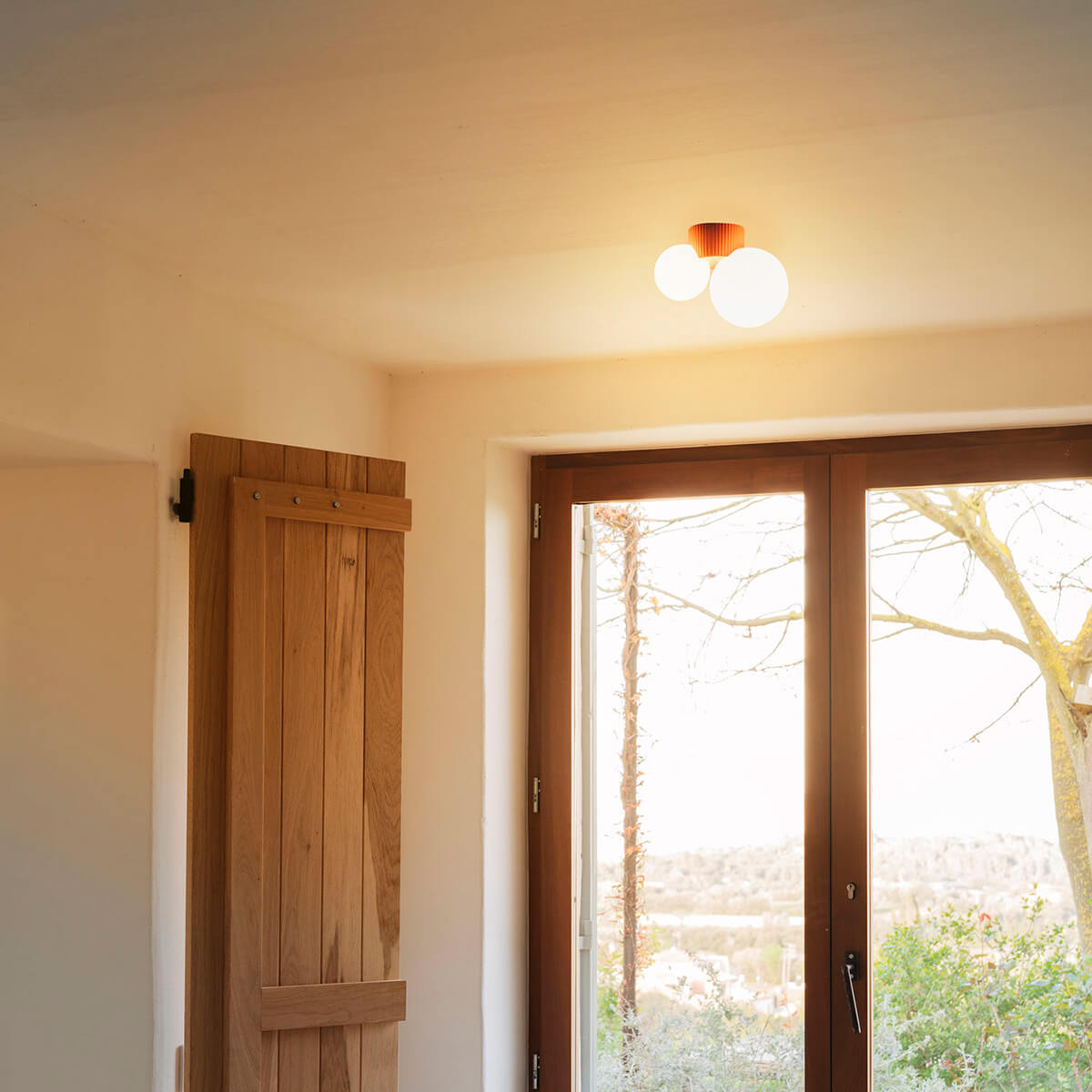 Milan Land Deckenleuchte, terrakotta