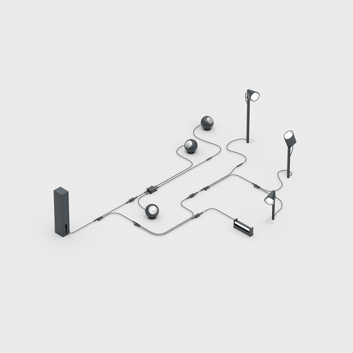 Bik.4 Base LED Bodenleuchte Connect