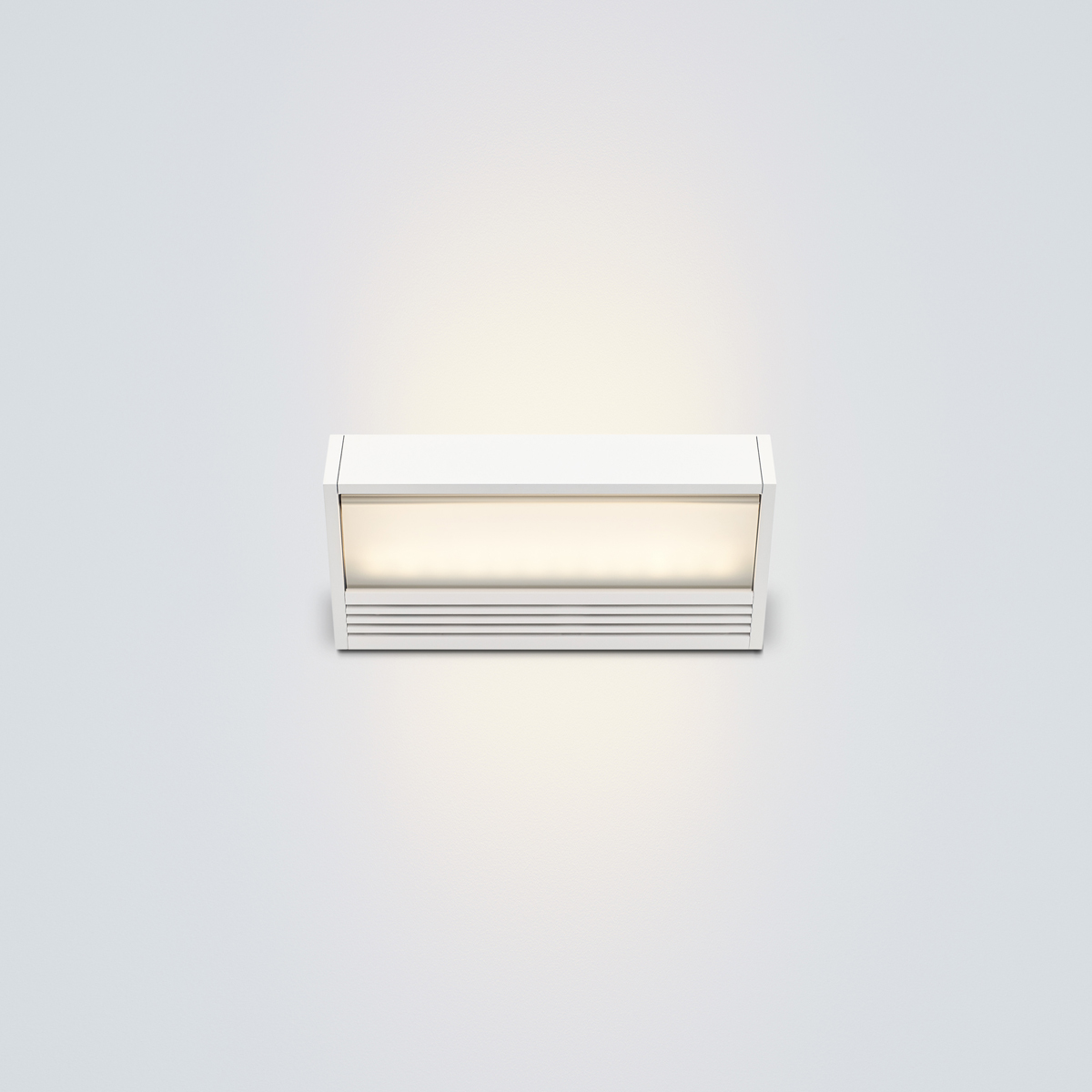 Serien.lighting SML² 150 Wall LED, weiß lackiert, Gläser: satinée