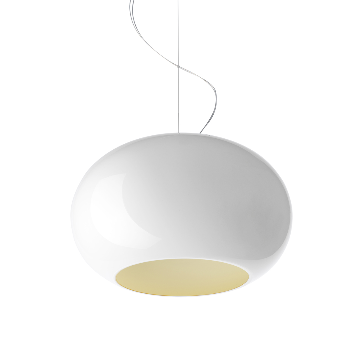Foscarini Buds 2 Sospensione, bianco caldo (warmweiß, innen gelb)