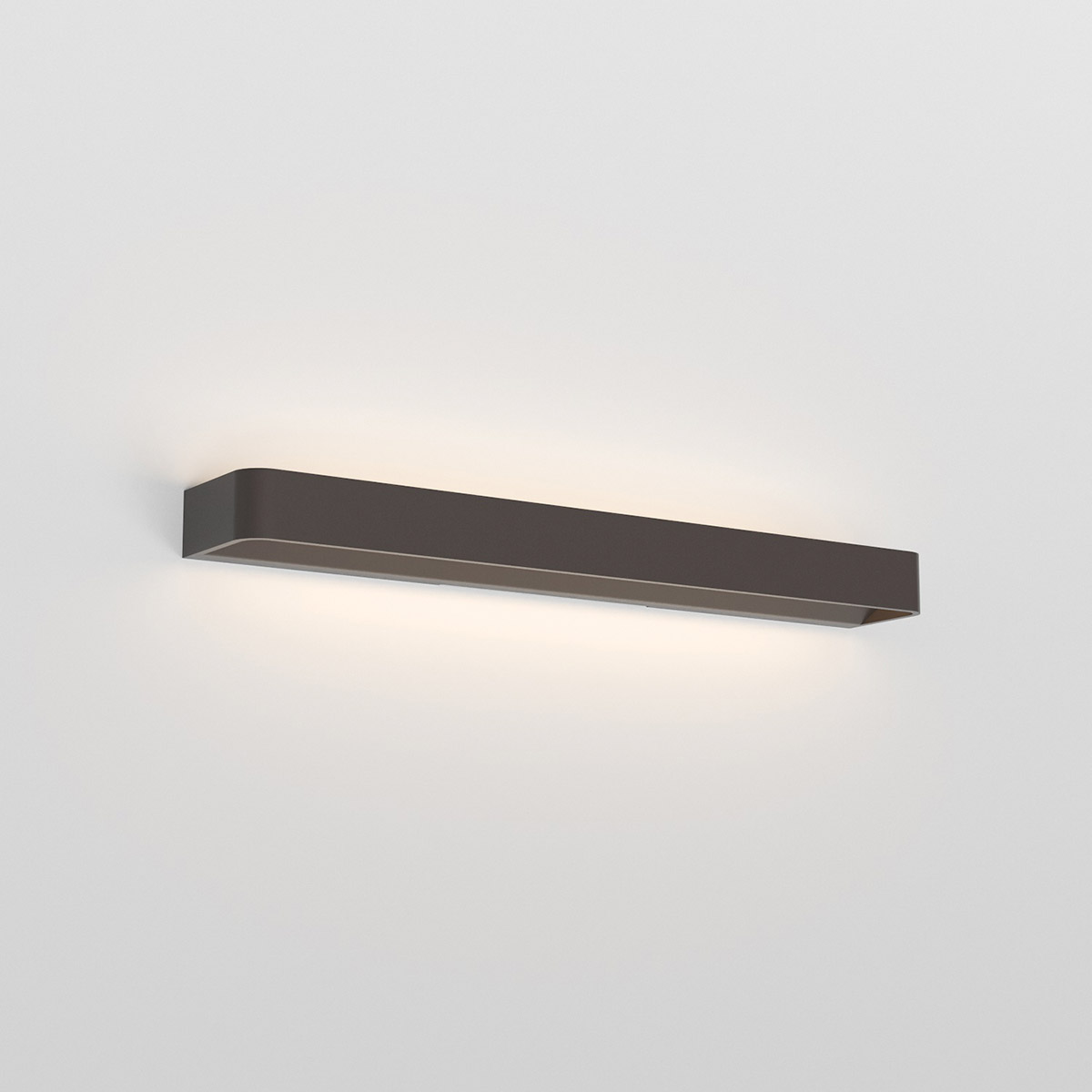 Rotaliana Frame W3 LED Wandleuchte, 2700 K, Kaffee-Braun