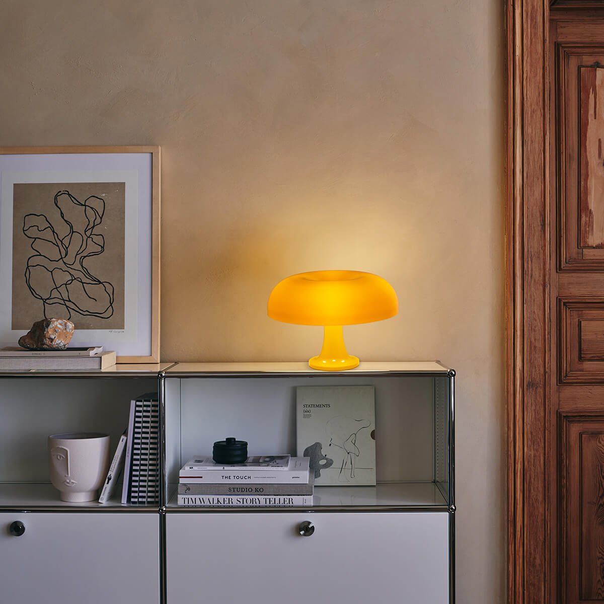 Artemide Nessino Tavolo, gelb