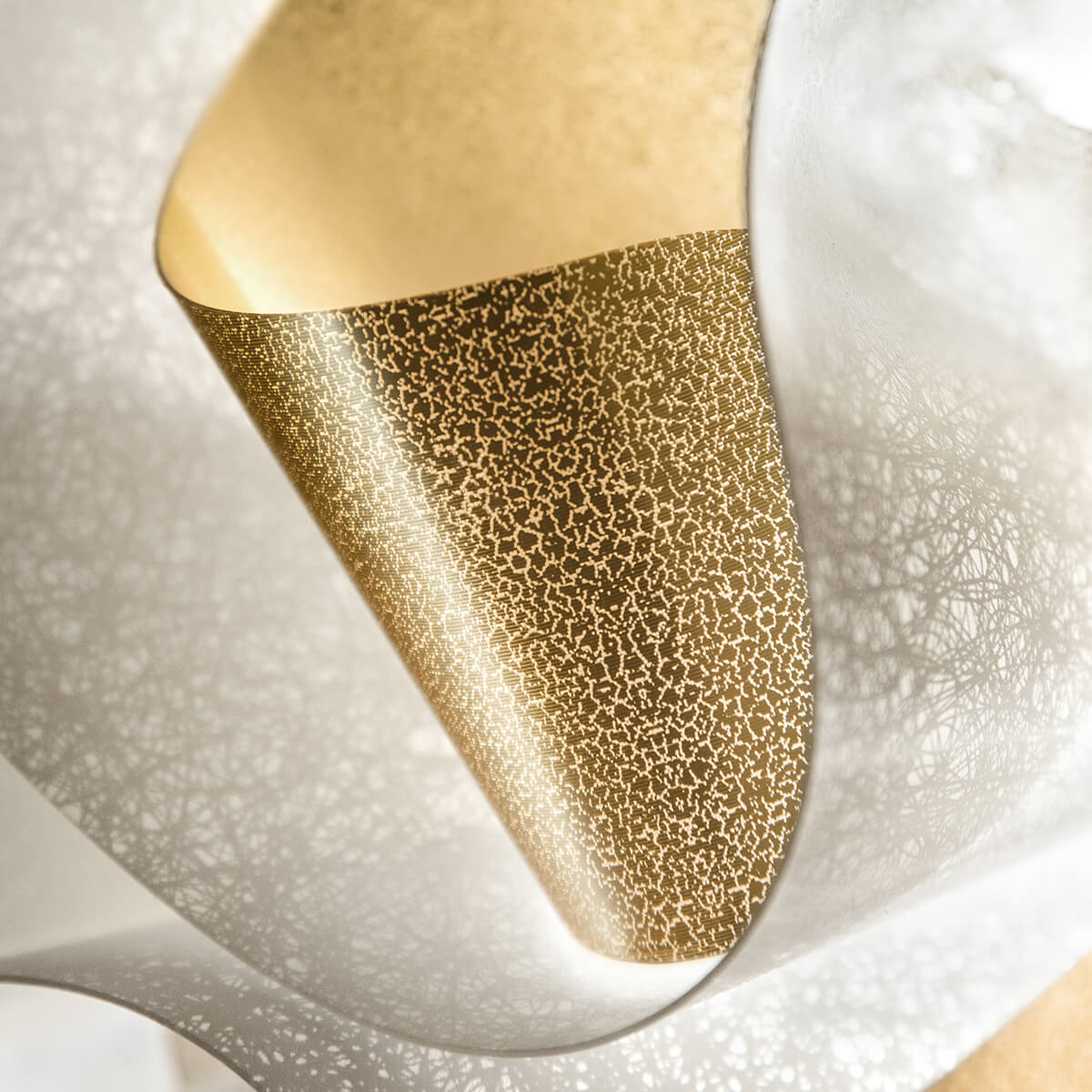 Slamp Veli Aurea Suspension, weiß / Gold