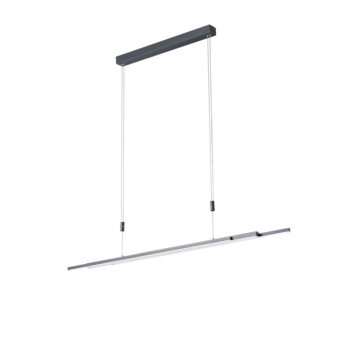 Bankamp Lightline II up & down LED Pendelleuchte, Vertical dim, anthrazit matt eloxiert