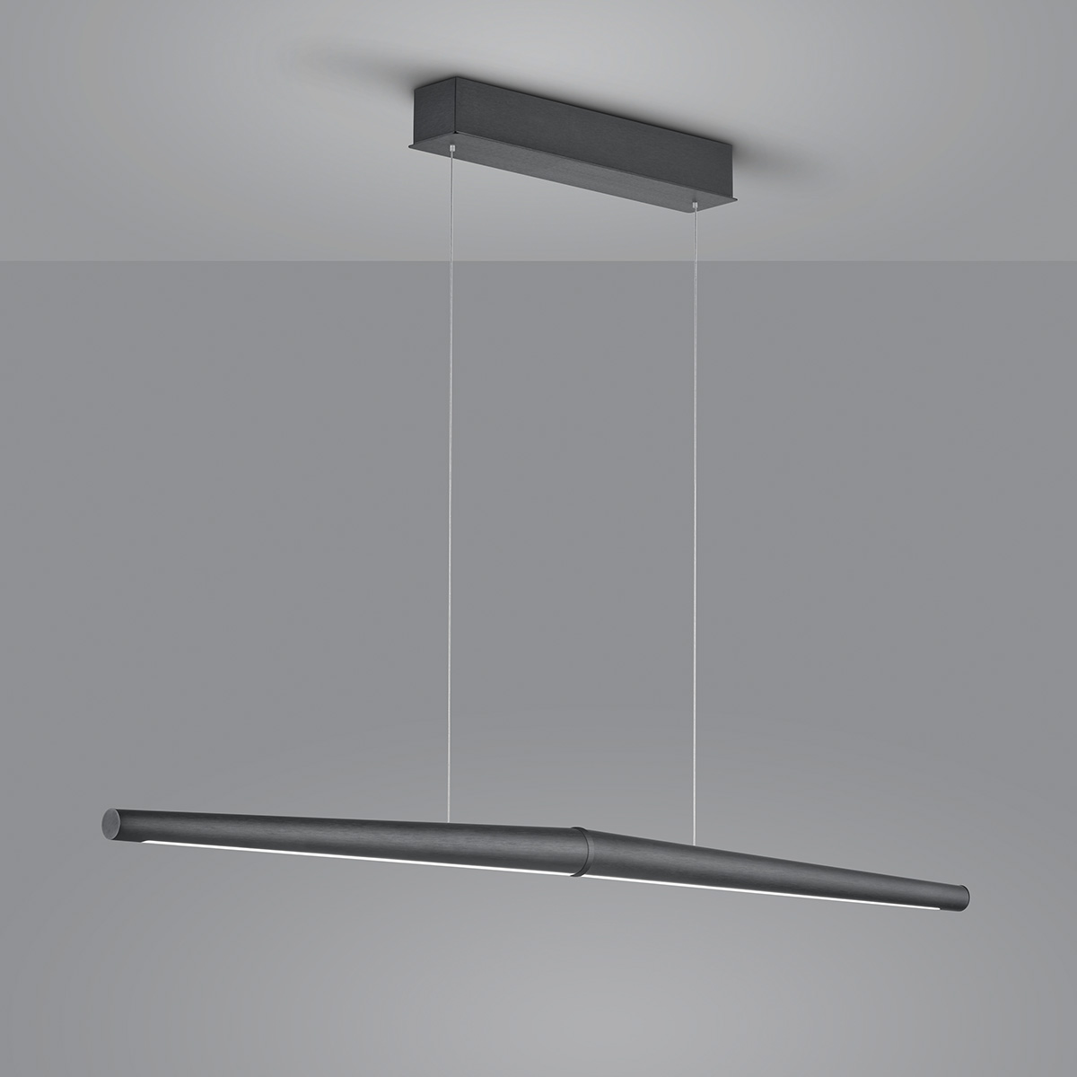 Helestra Möwe LED Pendelleuchte, schwarz matt