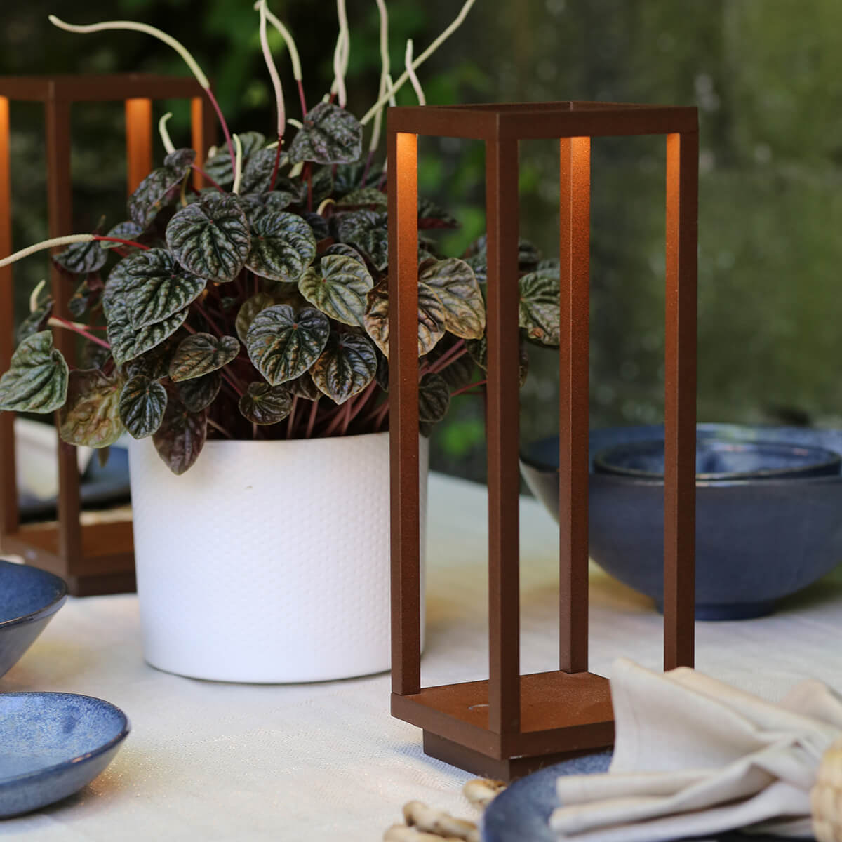 Zafferano AiLati Home Pro LED Akkuleuchte, Corten