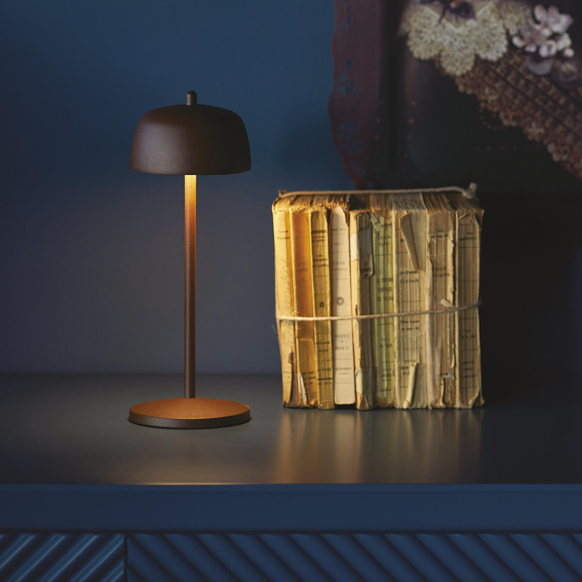 Zafferano AiLati Circe Pro LED Akkuleuchte, Corten