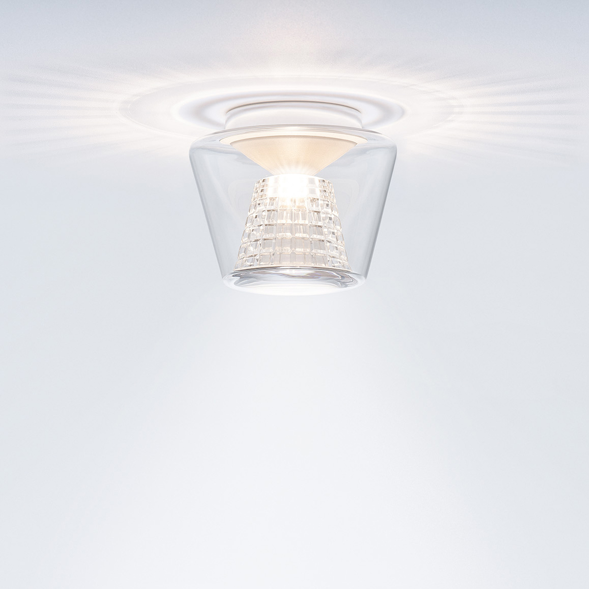 Serien.lighting Annex Ceiling Small Deckenleuchte, klar / Kristallglas