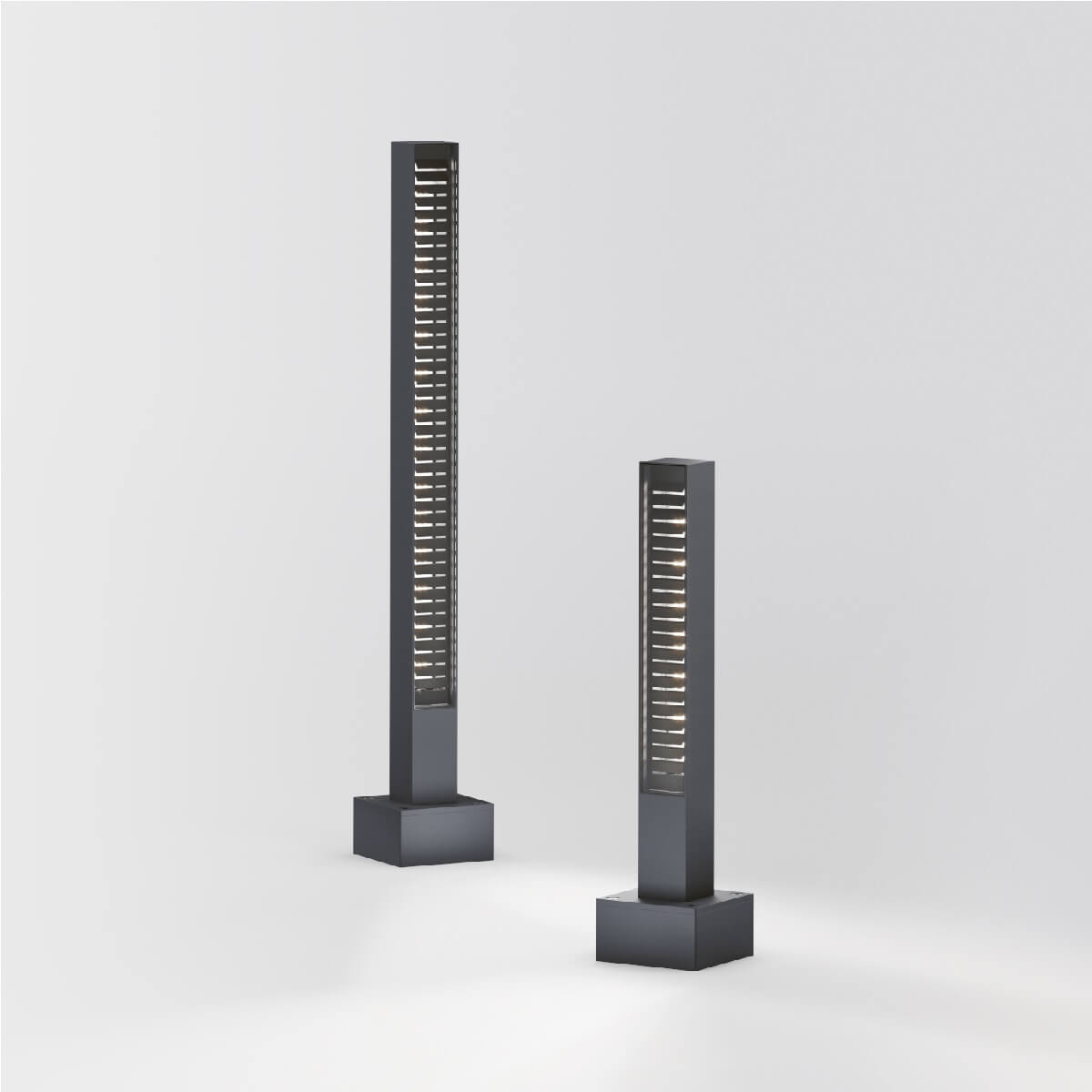 IP44.DE Lin LED Pollerleuchte, Höhe: 46 cm und 76 cm, anthracite (anthrazit)