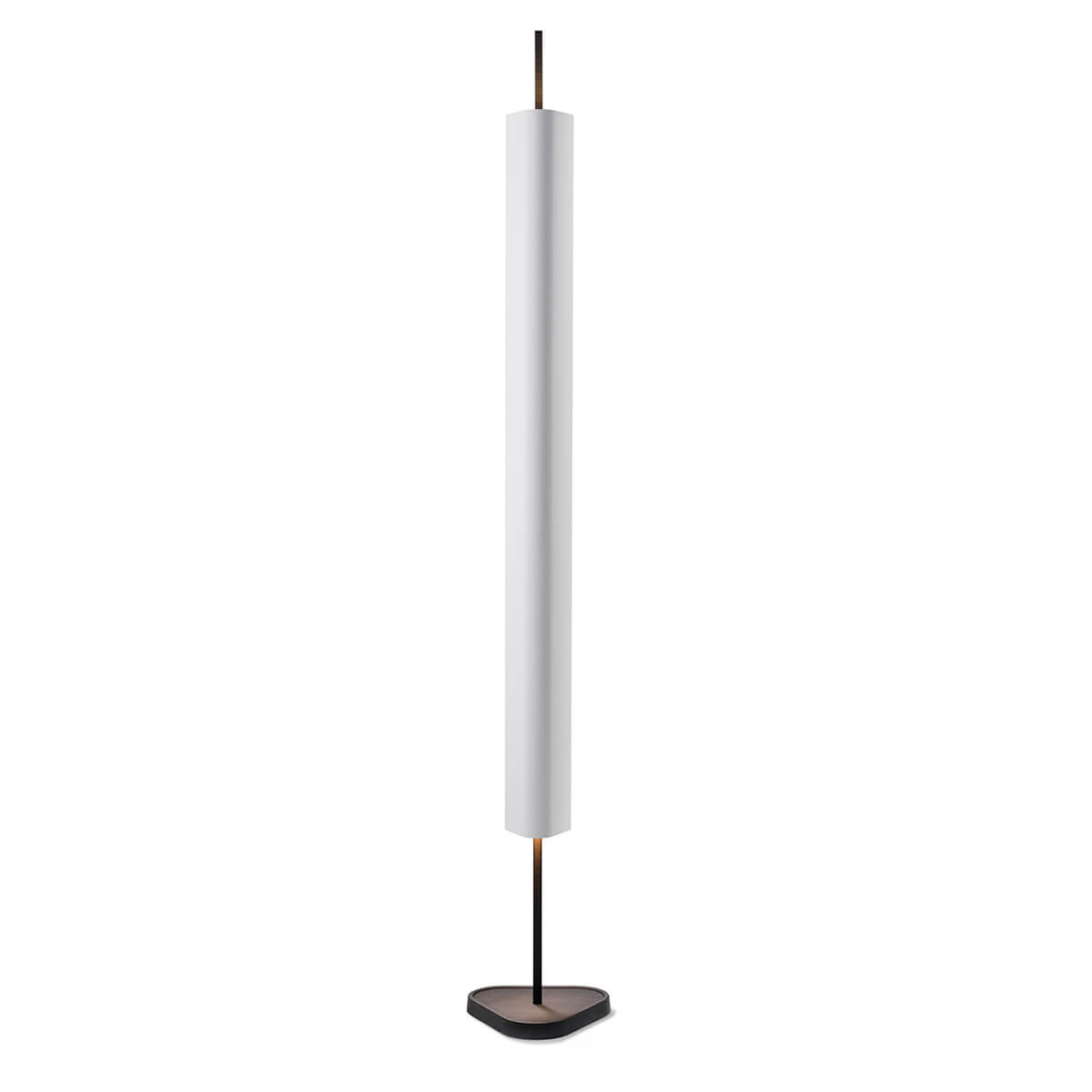 Flos EMI LED Stehleuchte, off-white (schwarz-weiß) (eingeschaltet)
