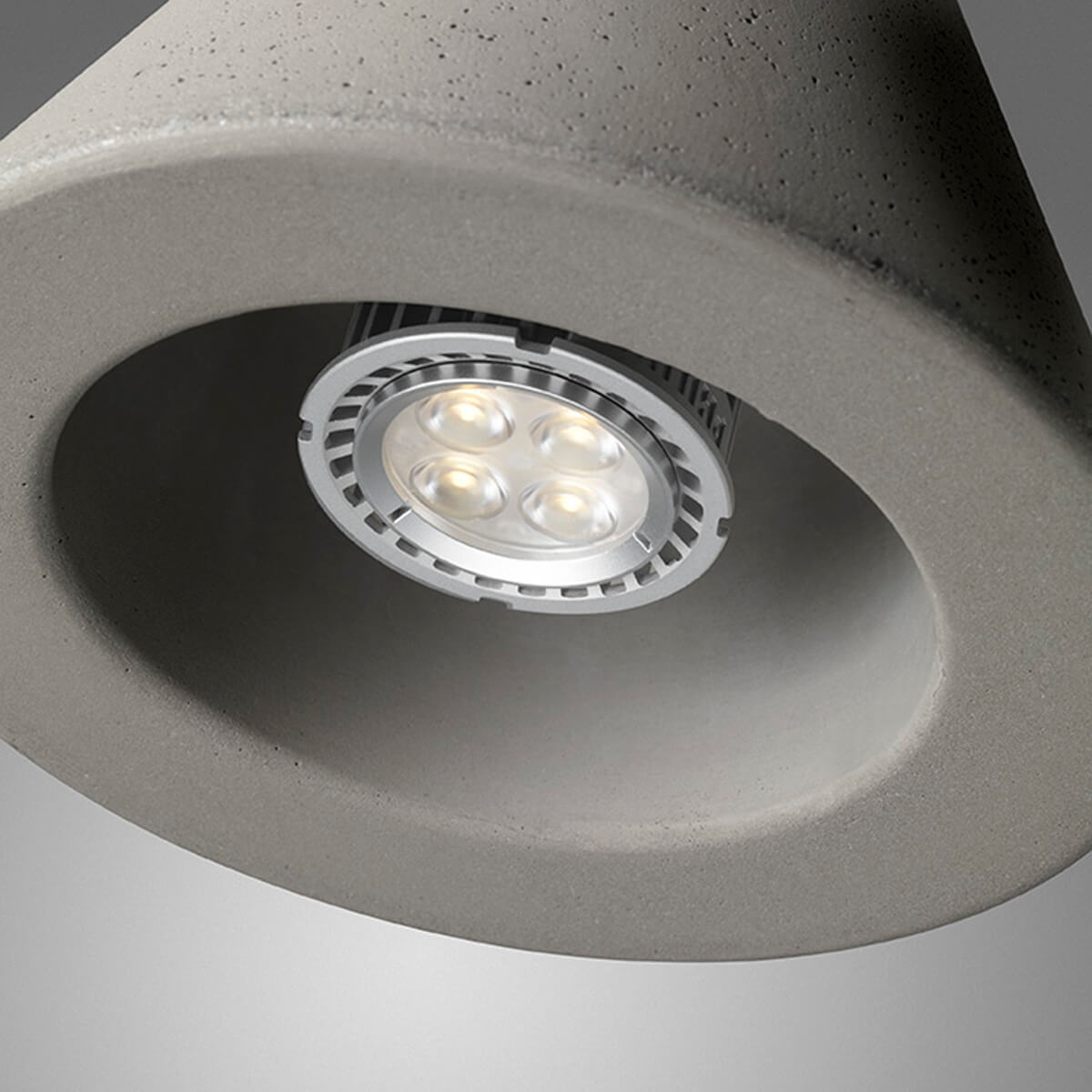 Foscarini Aplomb Sospensione, grigio (grau)