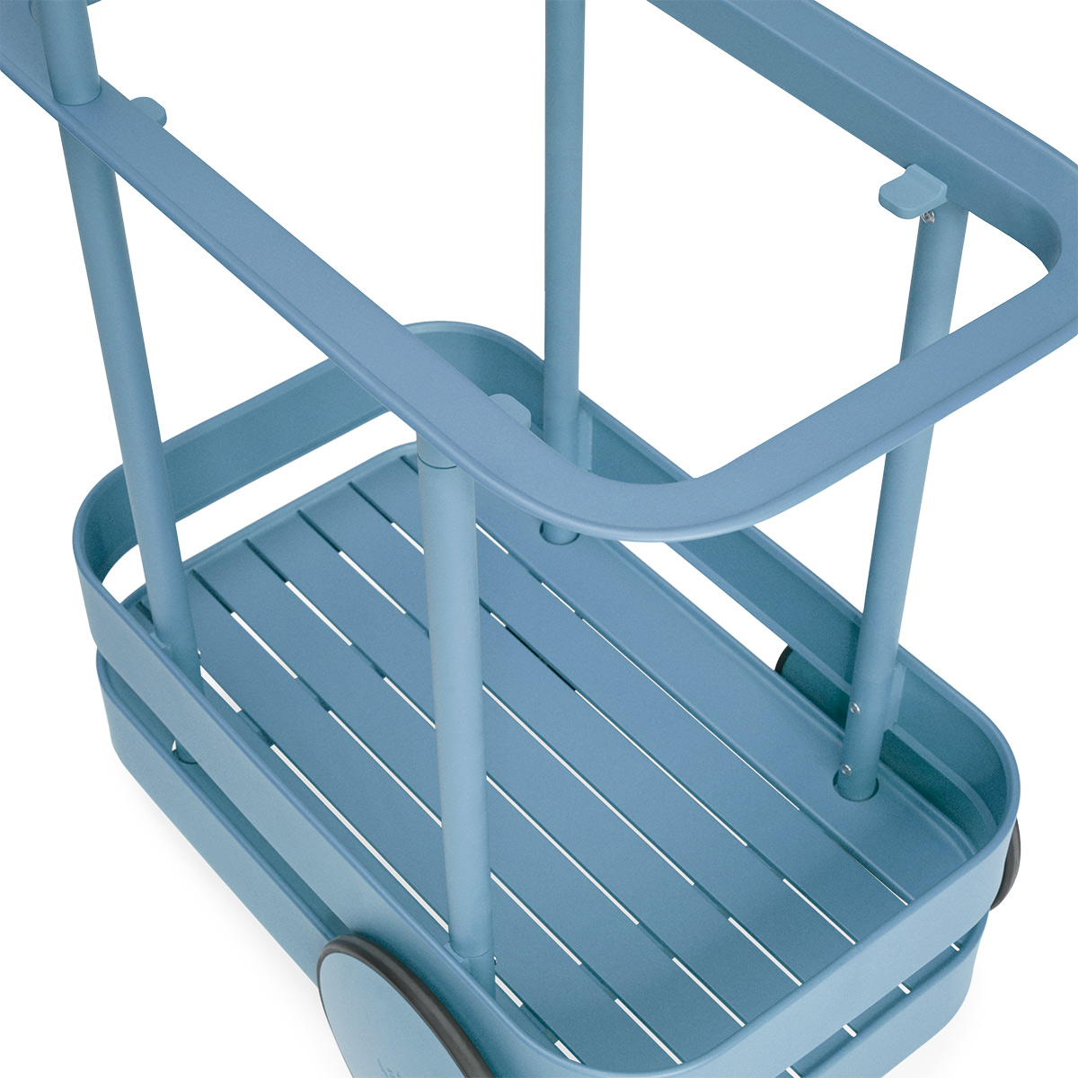 Fatboy Jolly Trolley LED Akkuleuchte & Bar-Trolley, Wave blue (hellblau)