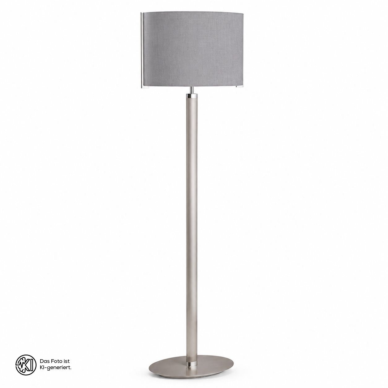 Stripe LED Stehleuchte, Nickel matt / Chrom