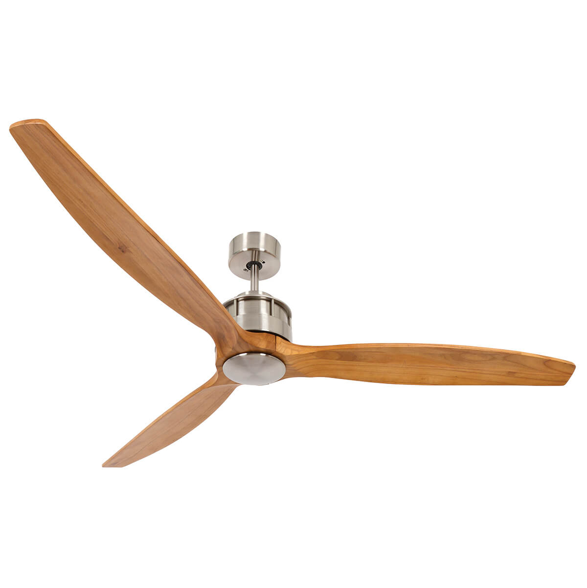 Brushed chrome, sash: teak