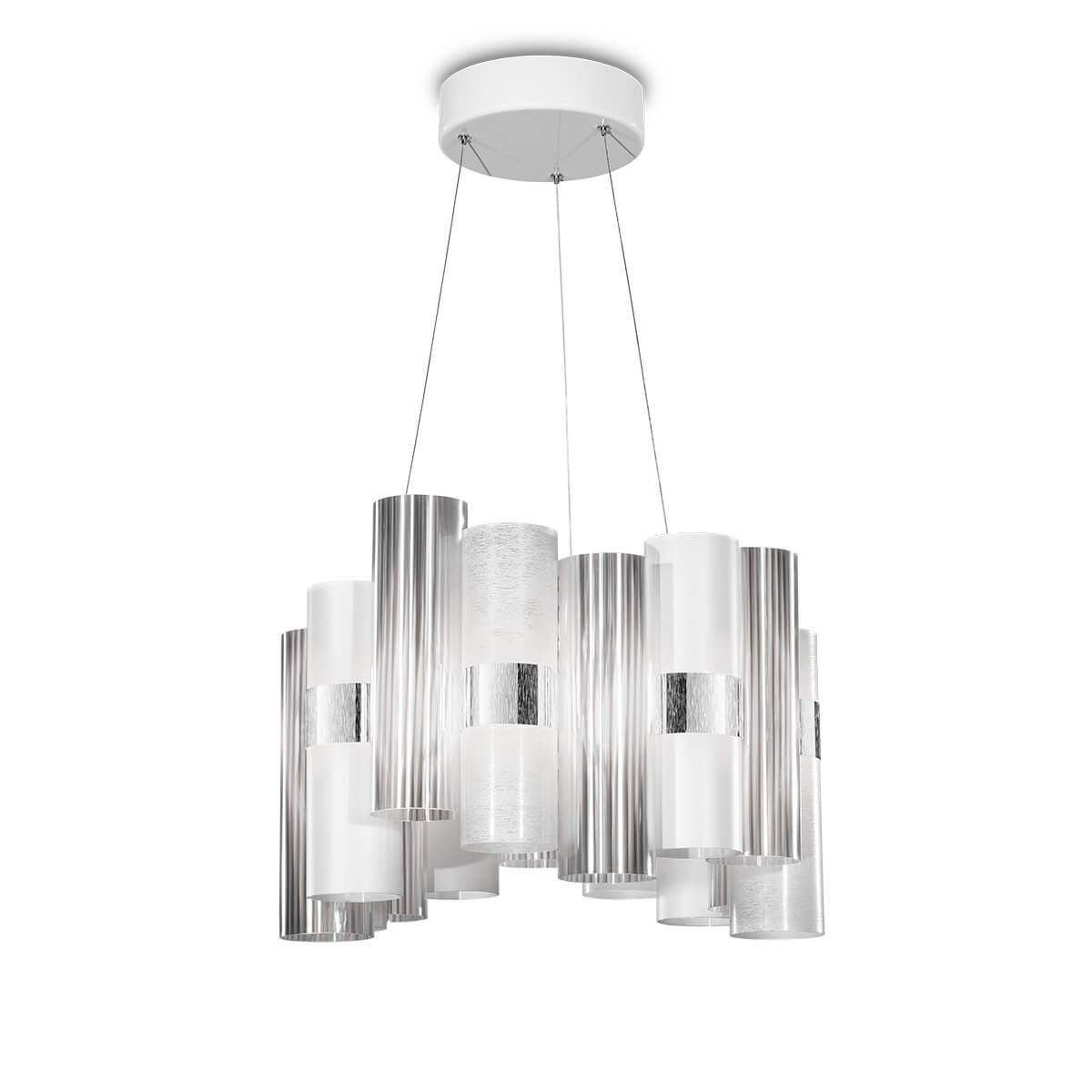 Slamp La Lollo LED Suspension Medium, white (weiß)