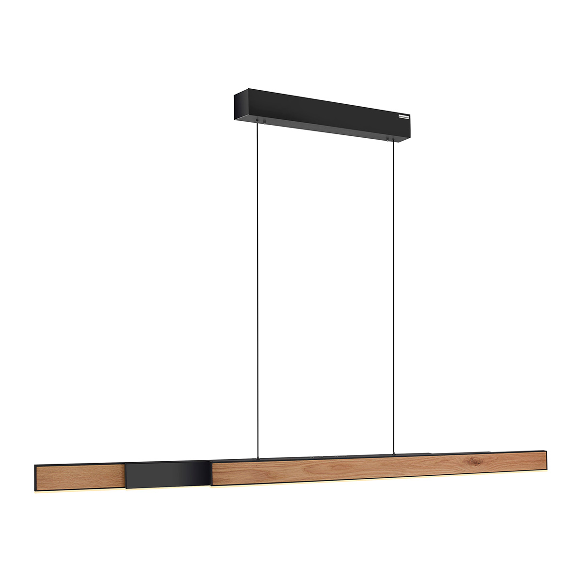 Neuhaus PURE PURE Moto-Rise LED Pendelleuchte mit e-SLIDE, e-LIFT und CCT, oak / black pearl (schwarz / Eiche natur)