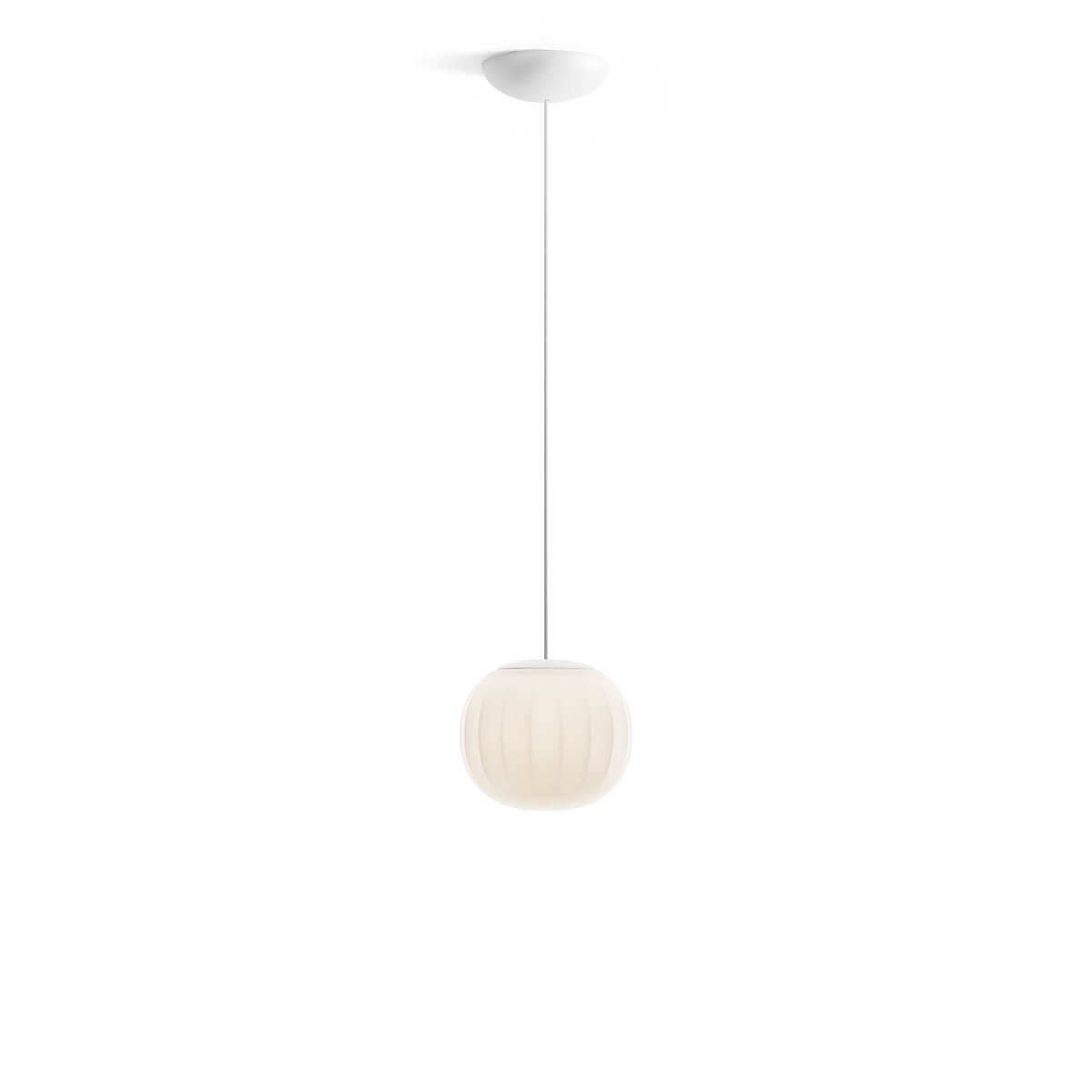 Luceplan Lita Sospensione, Ø: 18 cm, weiß