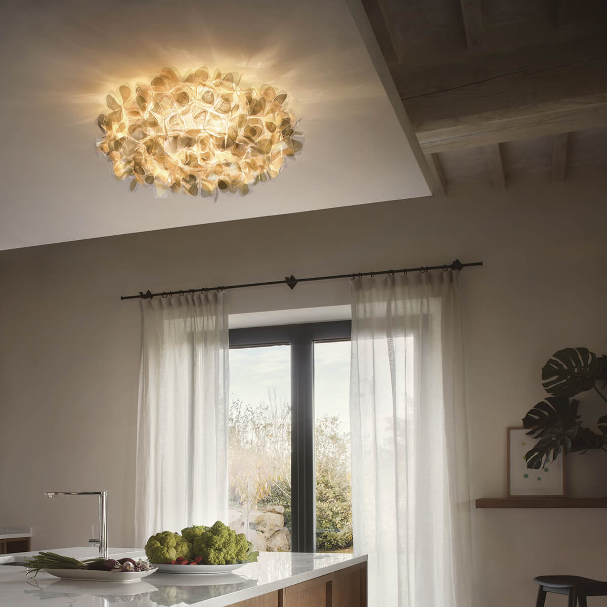 Slamp Clizia Mama non Mama Ceiling / Wall Large, Gold