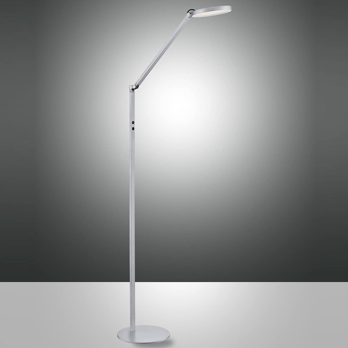 Fabas Luce Regina LED Leseleuchte Aluminium