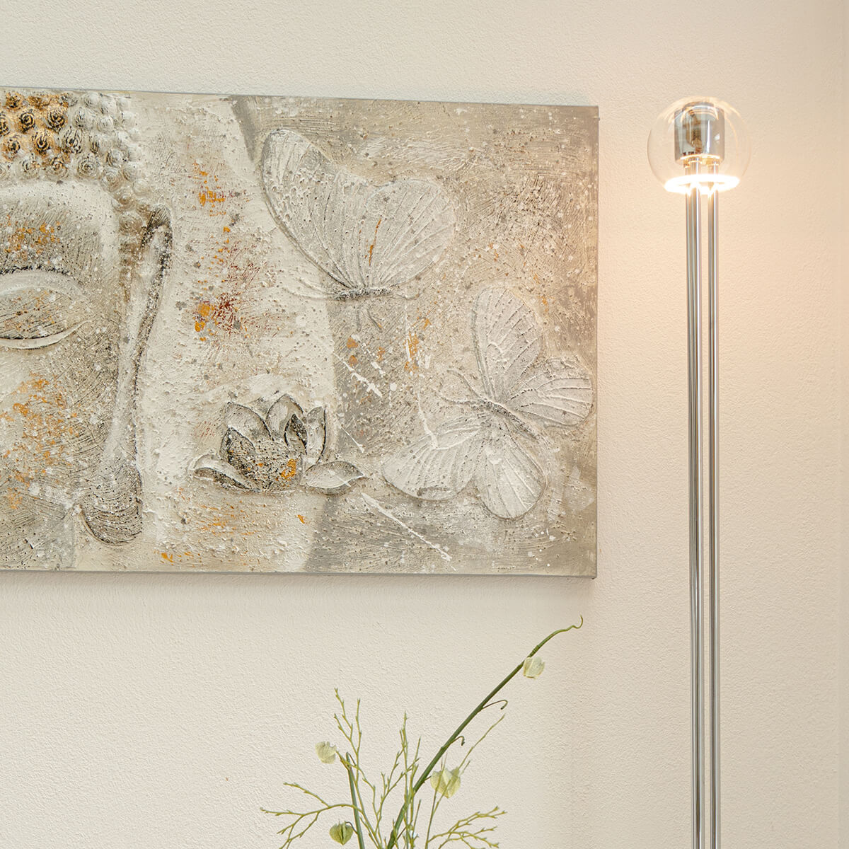 Segula LED Floating Globe 125 inside klar E27, 4,5 W, 2200 K, dimmbar, Ø: 12,5 cm