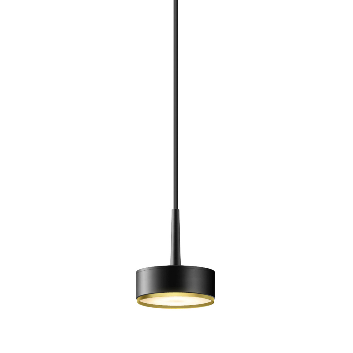 Bruck All-In Tuto II LED Pendel, schwarz / Gold