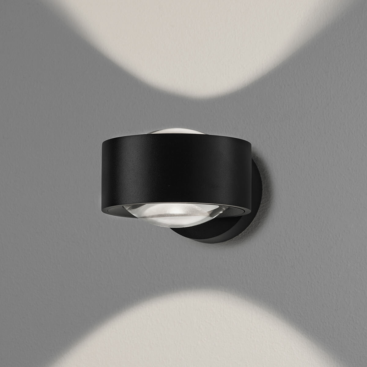 Egger Licht DLS Lighting Clippo Optic Wall LED Wandstrahler, schwarz