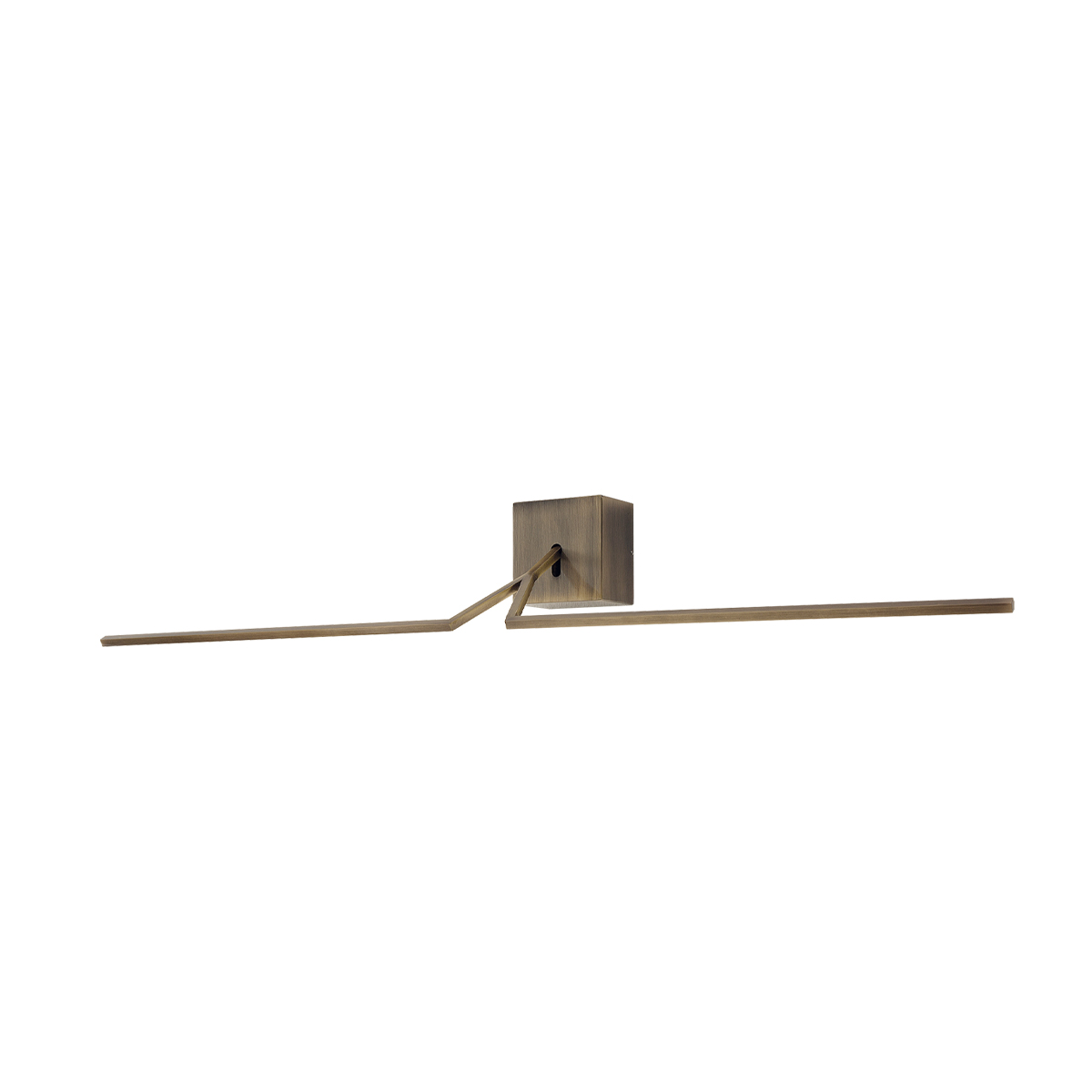 Icone Ypsilon LED Bilderleuchte, Länge: 70 cm, Bronze gebürstet