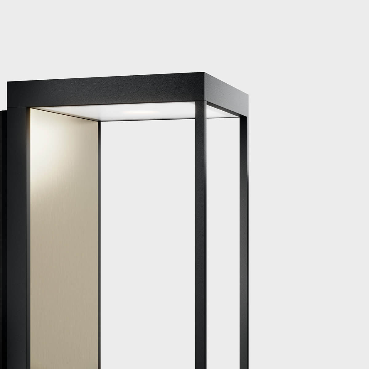 Gic LED Außenwandleuchte, deep black