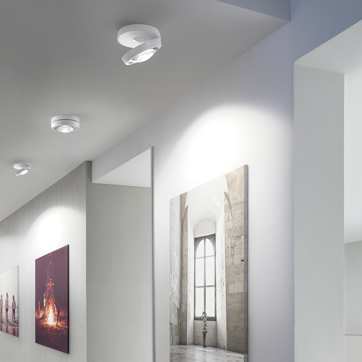 Lodes Nautilus LED Deckenleuchte, weiß matt