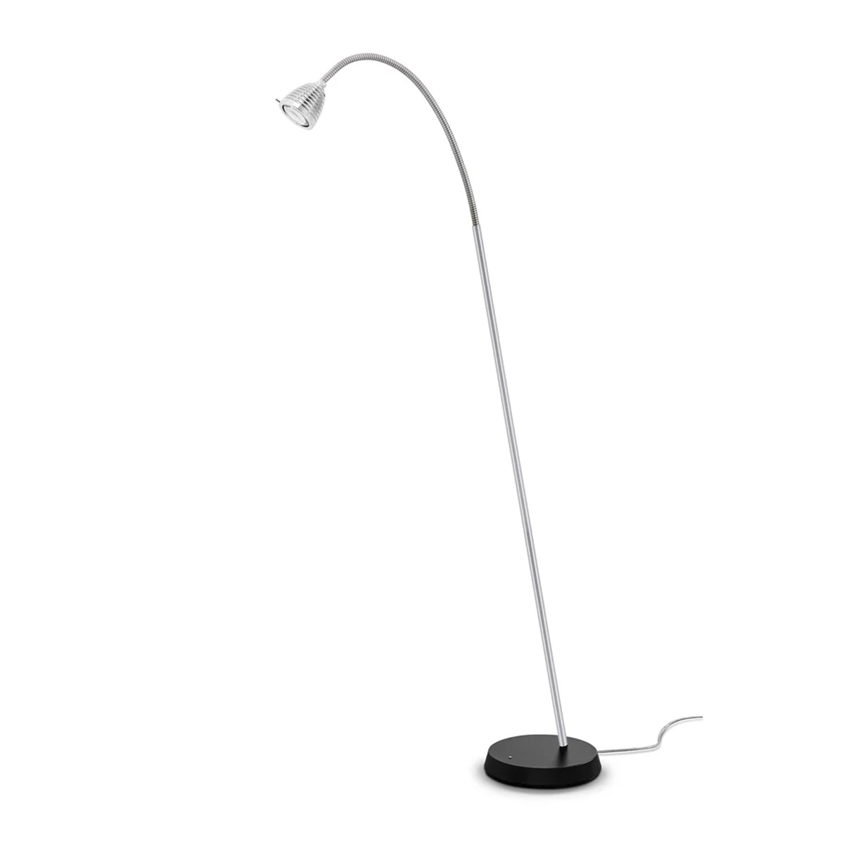 Less'n'more Athene LED Stehleuchte, Flexwelle: Aluminium