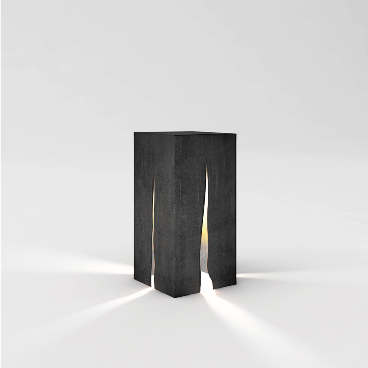 Artemide Outdoor Granito Pollerleuchte, Höhe: 60 cm, anthrazitgrau