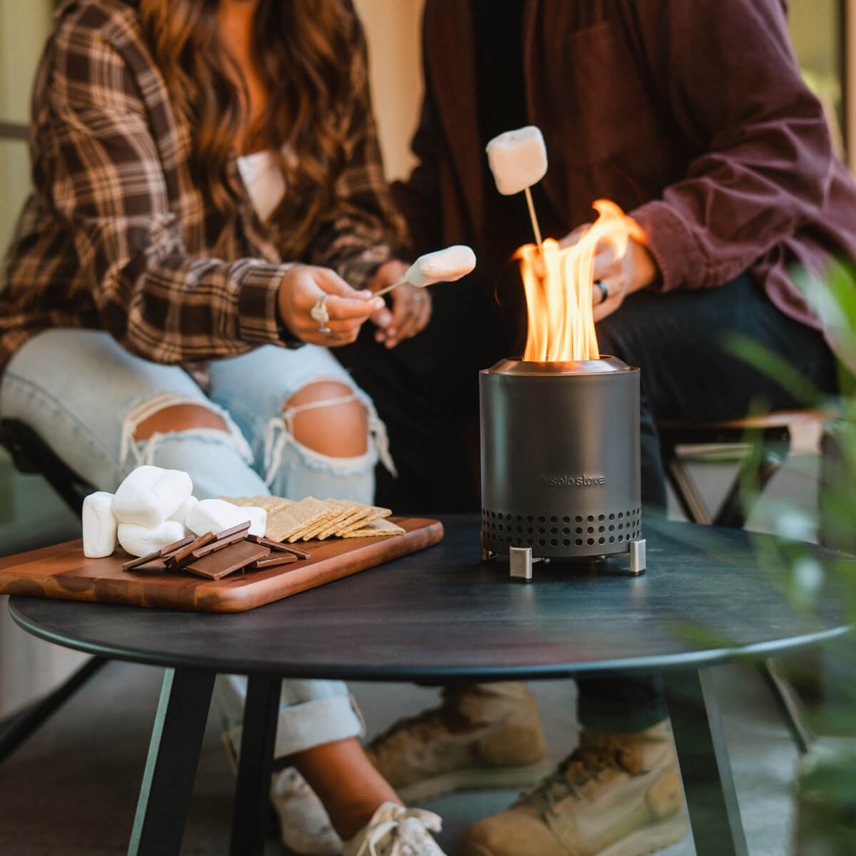 Solo Stove Mesa Tischfeuer & Tischkamin, Ash (anthrazit)