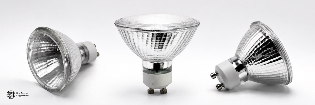Sylvania halogen lamps as GU10 reflector bulbs for spots and accent lighting