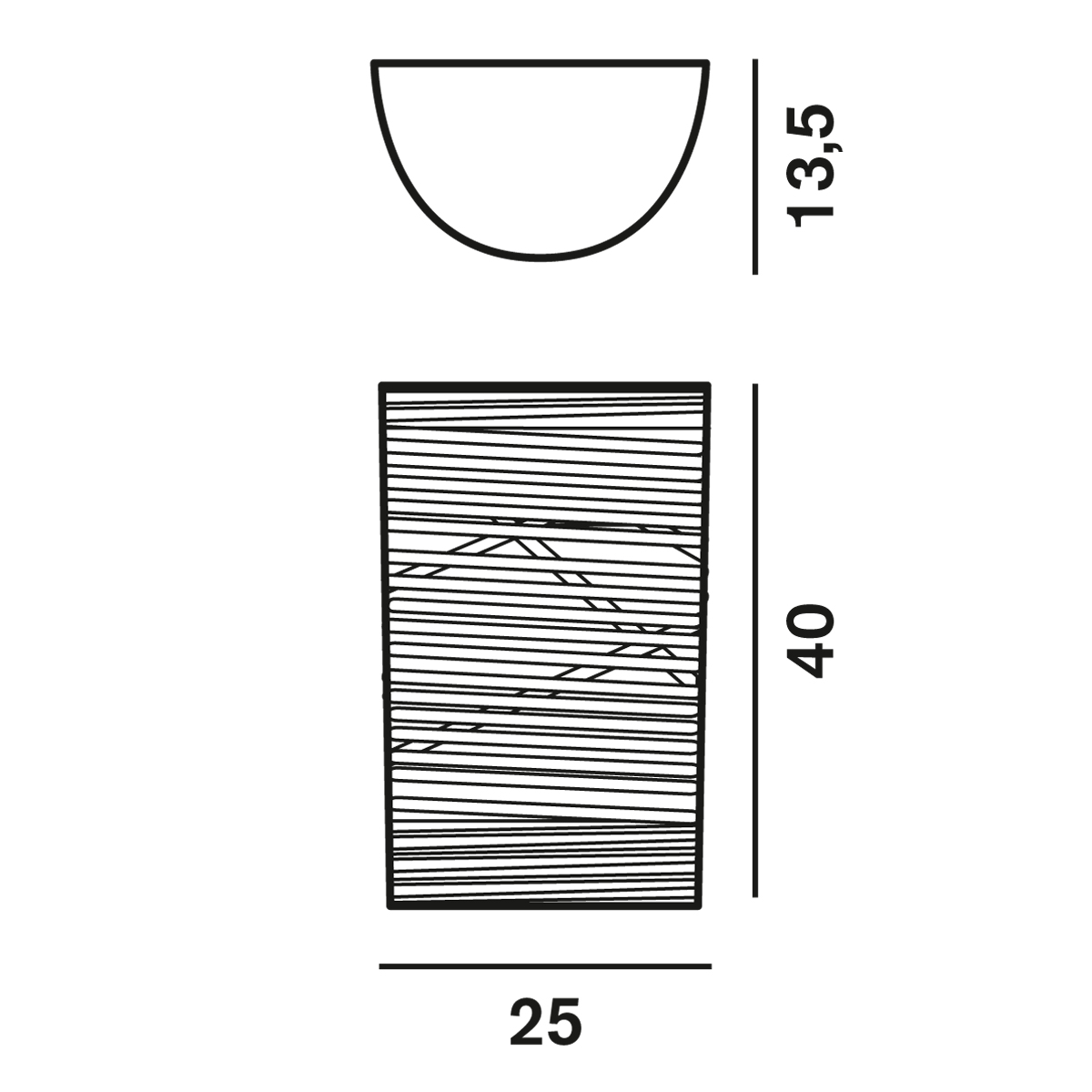 Foscarini Tress Piccola Parete