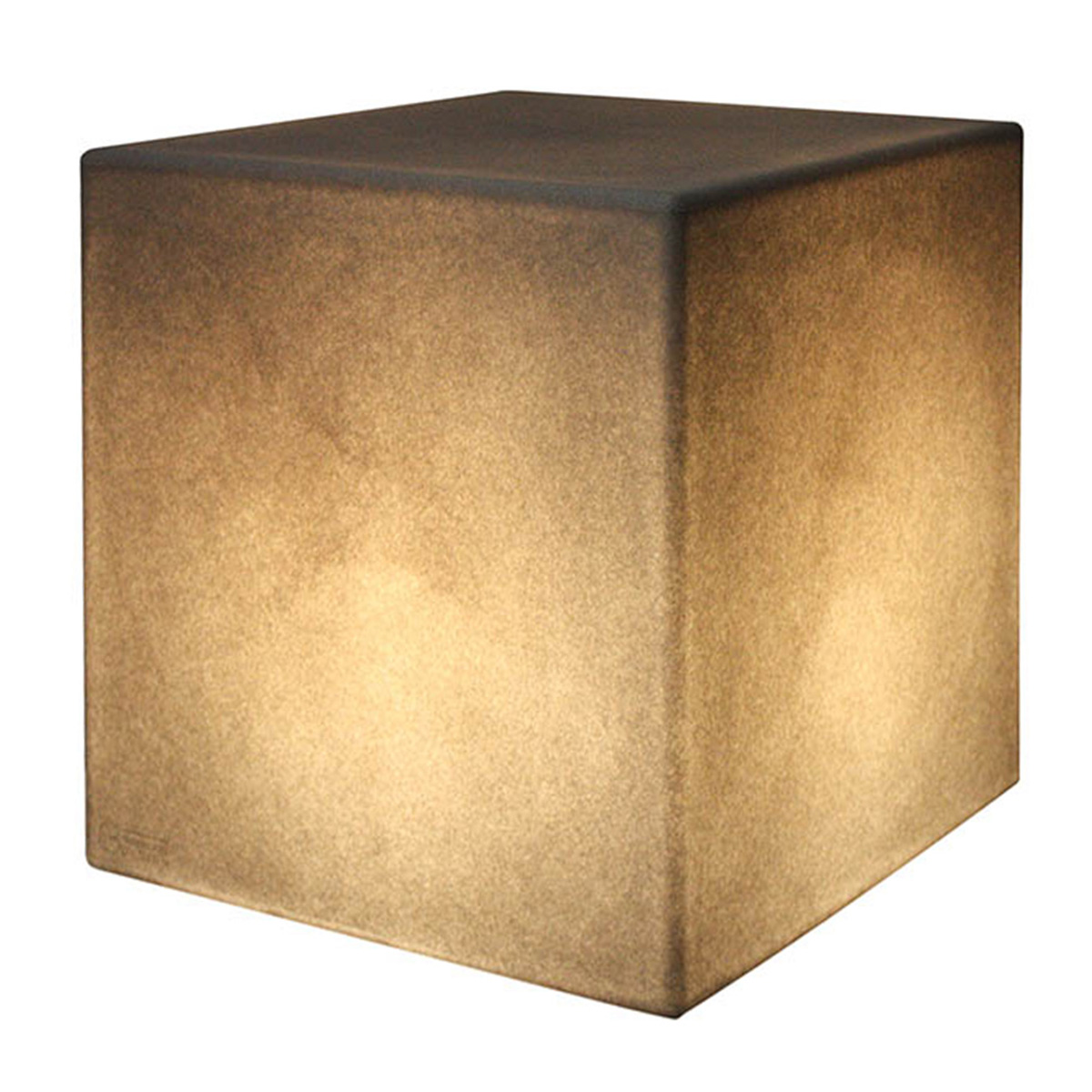8 seasons design Shining Cube 43 LED Solardekoleuchte, grau