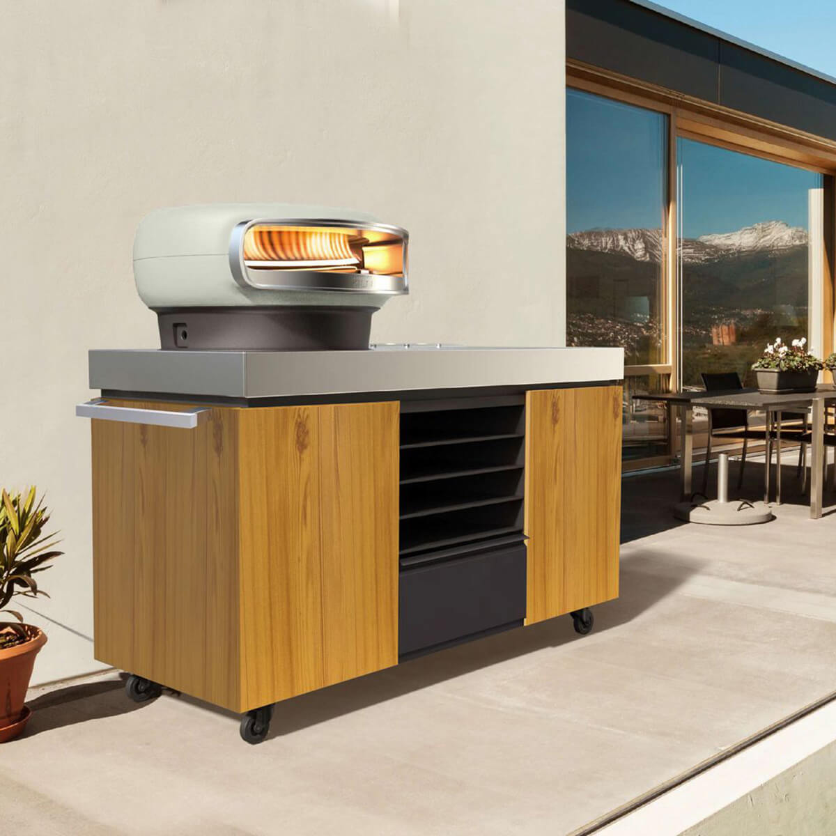 Everdure KILN Pizzaofen, 1 Brenner, stone