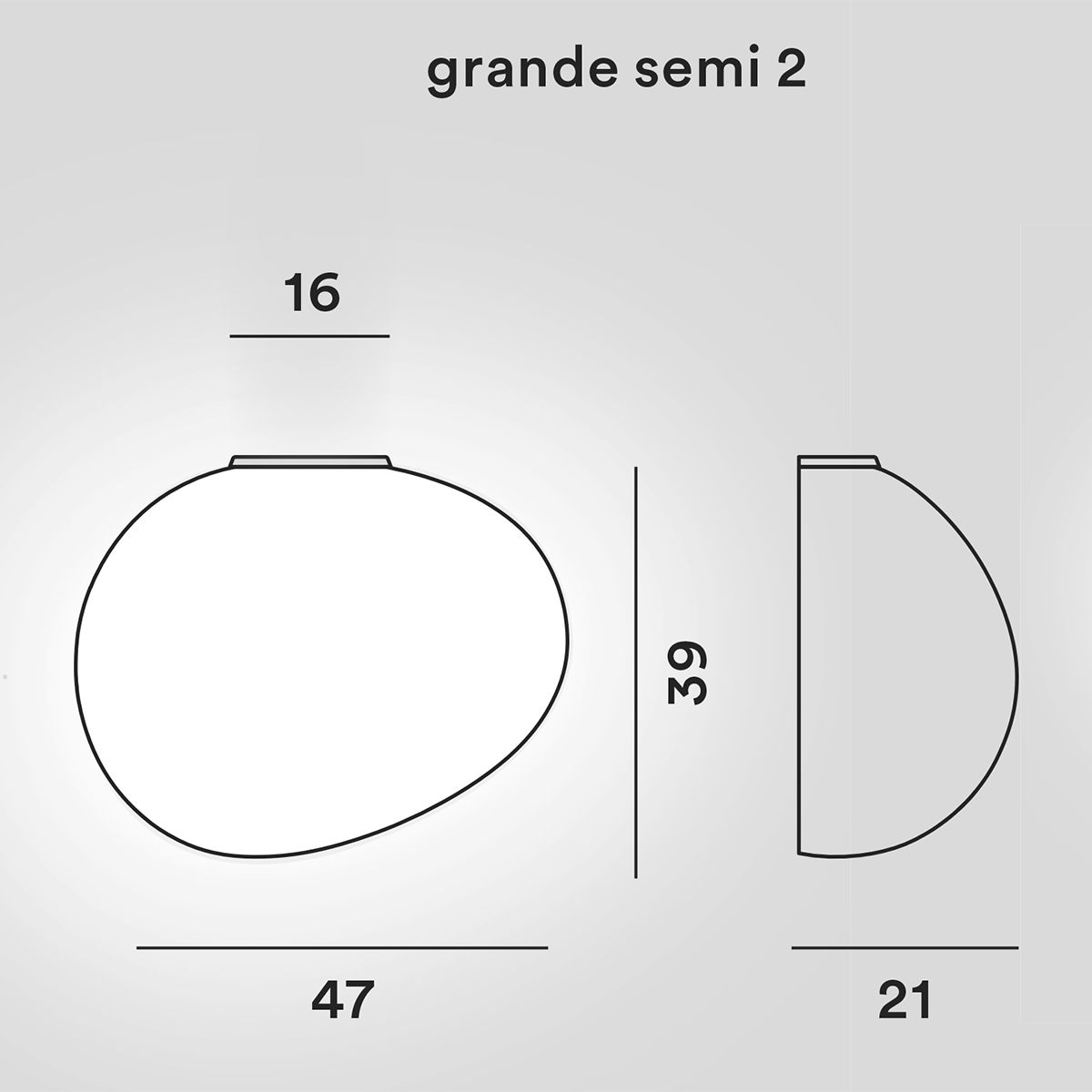 Foscarini Gregg Grande Semi 2 Parete