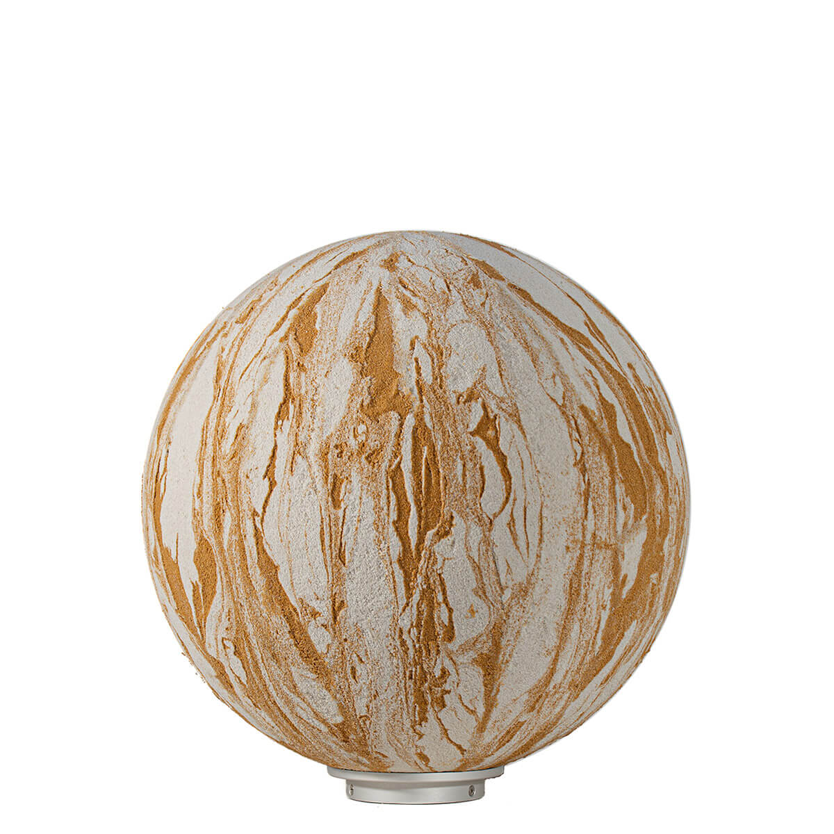 Epstein-Design Kugel Sahara Stationär LED Bodenleuchte, Ø: 40 cm, Sandstein
