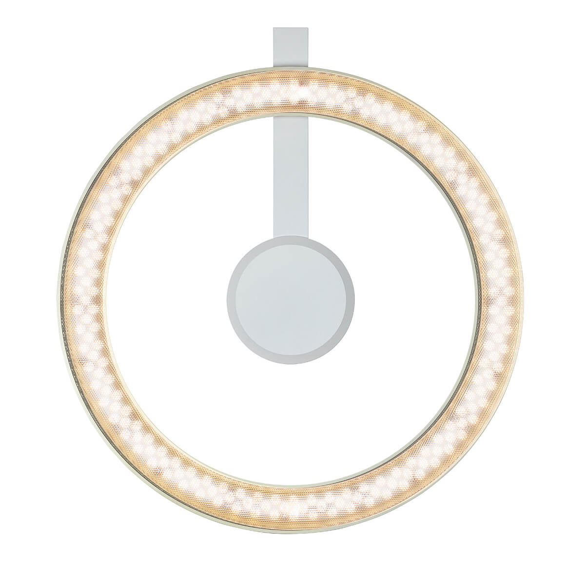Oligo Yano 400 LED Wand- / Deckenleuchte, direkt, weiß matt, Ring: Pistachio