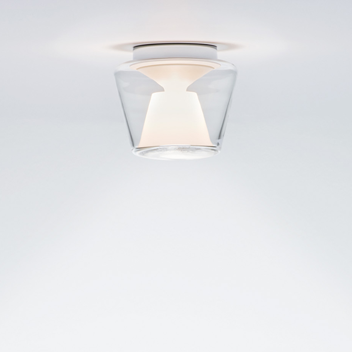 Serien.lighting Annex Ceiling Small Deckenleuchte, klar / opal