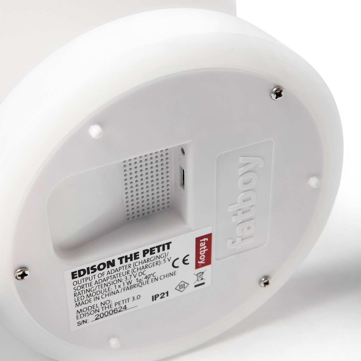 Fatboy Edison the Petit LED Akkuleuchte, weiß