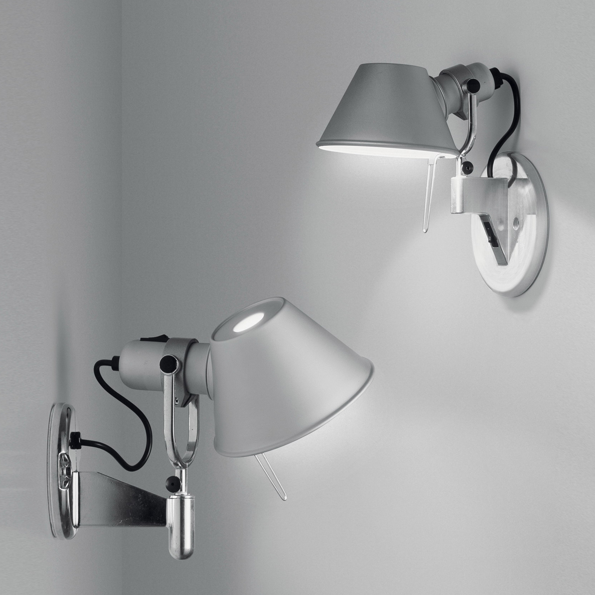 Artemide Tolomeo Micro Faretto LED, Aluminium, Anwendungsbild