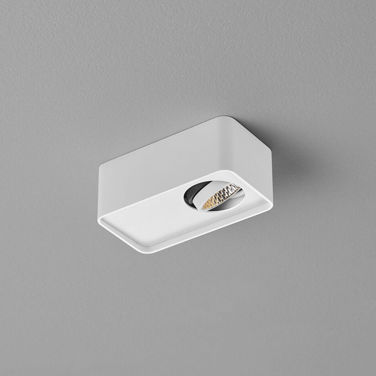 Helestra Cas LED Deckenleuchte, 1-flg., weiß matt